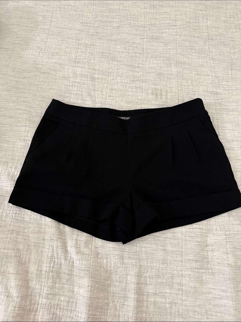 Express Black Dress Shorts